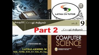 59  11th CS  Ln 9 சி ஒரு அறிமுகம்  Part 2 [upl. by Nnayt]