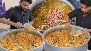 Hyderabadi Biryani Recipe  Original Beef Yakhni Pulao Making  Street Food Karachi Pakistan [upl. by Raddatz]