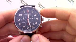 Часы Swiss Military Hanowa Patriot 06418704007  видео обзор от PresidentWatchesRu [upl. by Anaile]