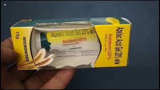 Aziderm 20 Gel  Azelaic Acid Gel  Aziderm Gel Aziderm 20 Gel Uses Side effects Benefits Dosage [upl. by Zack663]