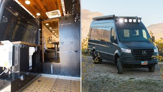 GENIUS new MODULAR Van Conversion 💡🛠️ w HUUUGE heated SHOWER WET ROOM 🚿 [upl. by Esli]