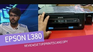 EPSON L380 HOME ALLINONE PRINTER REVIEW AND COMPARISON PRINT COPY SCANTECH INFO  48 [upl. by Ihcas]