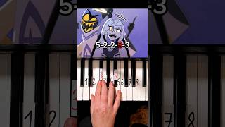 Lute and Adams Part You didnt know Hazbin Hotel Piano Tutorial shorts [upl. by Euqinitram]