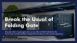 Break the Usual of Folding Gate DELUX UniGate UltraFold [upl. by Sinnelg592]