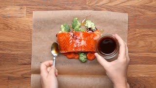 Parchment Baked Salmon 4 Ways [upl. by Audris]