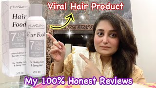 My 100 Honest Reviews About Viral Hair OilHavelyn Hair Food Hair Oil  Does this oil stop Hairfall [upl. by Buseck]