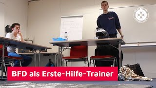 Als ErsteHilfeTrainer im Bundesfreiwilligendienst BFD Leo über seine Zeit bei den Johannitern [upl. by Nicolas]