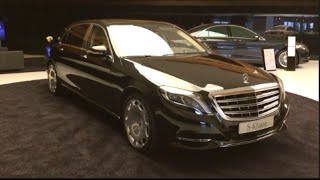 MercedesMaybach S 600 2016 In detail review walkaround Exterior [upl. by Ahsiekim932]