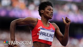 Marileidy Paulino LEADS THE PACK to win 400m in Olympic record  Paris Olympics  NBC Sports [upl. by Horsey]