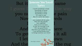 Someone You Loved💞CornorMaynardsonglyricsytshortslyricskpopviraltrendingsong [upl. by Christian]