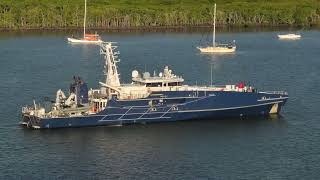 ADV Cape Inscription Australian Border Force Patrol Vessel Entering Cairns Harbour on 17 July 2024 [upl. by Odin684]