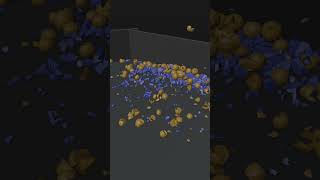 Blender Addon Particles to RBD with RBD Constraints Addon b3d vfx animation [upl. by Alves]