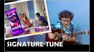 Cadbury Dairy Milk Silk song on Guitar by Kapil Srivastava Tabs Lesson Kiss Miss me Tutorial [upl. by Nancy275]