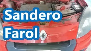 ✅ Como trocar LÂMPADA do FAROL 725  Reanult Sandero [upl. by Stoeber]