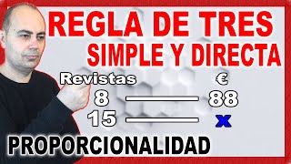 PROPORCIONALIDAD DIRECTA 💥 REGLA DE TRES SIMPLE DIRECTA [upl. by Arev]