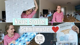 NEUE STOFFE 😍  Ich zeige euch meine Schnittmuster  Nähen für Babys 👶🏼 [upl. by Buroker]