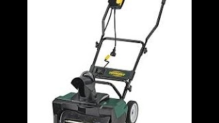 Yardworks 10A Electric Snow thrower [upl. by Gilburt844]