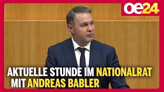 Aktuelle Stunde im Nationalrat mit Andreas Babler [upl. by Ylera307]