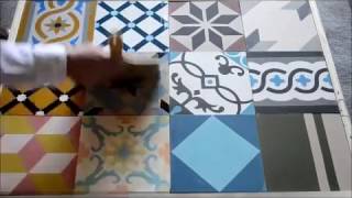 ENCAUSTIC CEMENT TILES TREATMENT [upl. by Eellah]