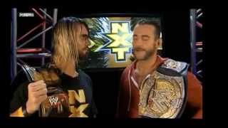 Cm Punk amp Seth Rollins confrontation [upl. by Otis]