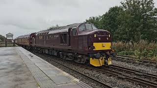 Trains at Skipton and Hellifield Station 51023 With SIERRA LEONE on The Statesman [upl. by Barhos]