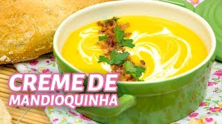 Receita de Creme de Mandioquinha [upl. by Amitie311]