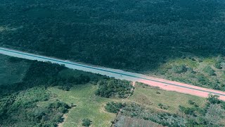 Tendido de rieles del Tren Maya en tramo MéridaCampeche [upl. by Ronnoc]