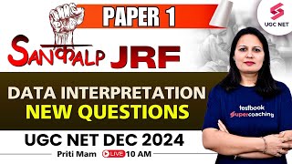 Data Interpretation For UGC NET Dec 2024  UGC NET Paper 1 DI Questions By Priti Maam [upl. by Anikahs]