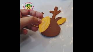 DIY Reindeer with Foam Sheet  Christmas Craft Idea shorts christmasdecoration [upl. by Siloa845]