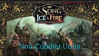 How to Play the ASOIAF miniatures game NonCombat Units [upl. by Salocin]