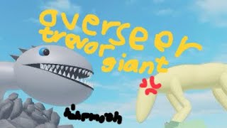 Overseer vs behemoth trevor Henderson giant hideout sticknodes animation [upl. by Tiena245]