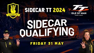 3 Wheeling TT 2024  Sidecar Qualifying 4  Friday 31 May [upl. by Eirrak]