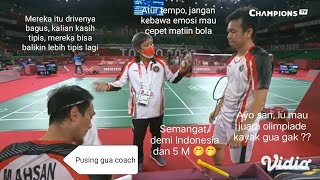 Instruksi Harry IP kepada Ahsan Hendra Saat Berhadapan Dengan Lee  Wang [upl. by Cooe791]