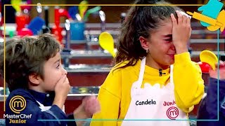 Candela Lucía y Bosco se despiden de las cocinas  MasterChef Junior 7 [upl. by Nirred]