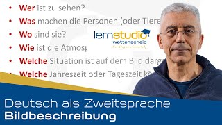 Bildbeschreibung  Deutsch als Zweitsprache DaZ [upl. by Yrrap]