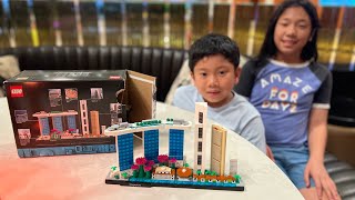 Building Lego architecture Singapore set in Singapore [upl. by Bollen]