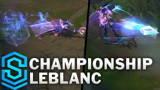 Championship LeBlanc Skin Spotlight  League of Legends [upl. by Nynnahs820]