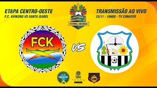 ETAPA CENTROOESTE DO 1º CAMPEONATO NAC DE FUT INDÍGENA  Jogo 7 [upl. by Varini707]