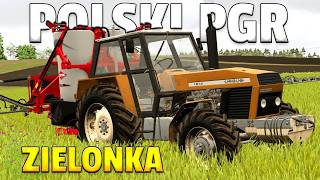 ❤️ Polski PGR Sianie Wałowanie i Budowa Obory 🐄💚 Zielonka 2  FS22 [upl. by Pasadis]