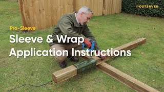 Postsaver Sleeve amp Wrap Application Instructions Official Guide [upl. by Resor]