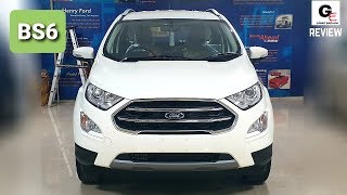 2020 Ford Ecosport Titanium BS6  Ford Ecosport BS6  review  features  specs  price [upl. by Aihsat]