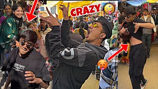 Crazy Bollywood Trending Song Dance in Public🤣🔥Epic reaction😂Crazy dance in Public😂 [upl. by Aoh]