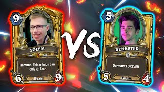 Dekkster vs Solem Best of 5 with MEME DECKS  Hearthstone [upl. by Poirer]