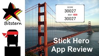 Stick Hero Review  Bridge constructing  Submit your Record and Highscore Gameplay AndroidiOS [upl. by Embry184]