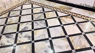 Sunny gray and sunny white marble shining and design [upl. by Wadleigh]