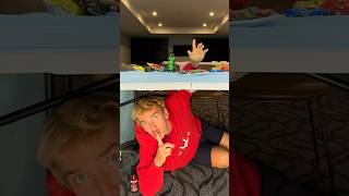 Secret hole in my sisters dinner table prank [upl. by Ursel]