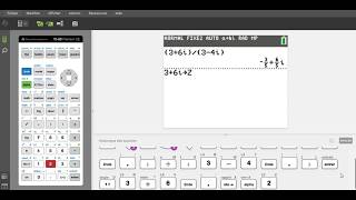 Effectuer des calculs sur les nombres complexes avec la TI83 Premium CE Partie 1 [upl. by Felecia413]