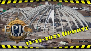 HUGE Universal Epic Universe Construction Update 11132023 [upl. by Sane508]