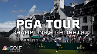 PGA Tour Champions Highlights The Senior Open Championship 2024 Round 3  Golf Channel [upl. by Tezile155]