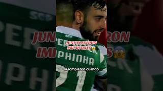 Raphina y Bruno fernandes jugaron juntos 🤯 futbol [upl. by Ursulina679]